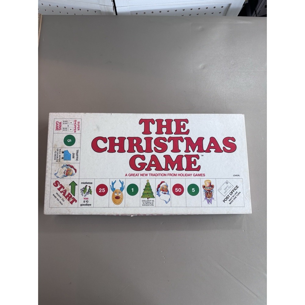 VINTAGE The Christmas Game Board Game 1980 Holiday Games 100% COMPLETE!